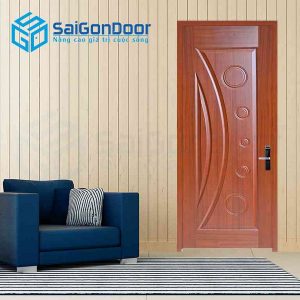 Cửa Gỗ HDF Veneer 1K sapele