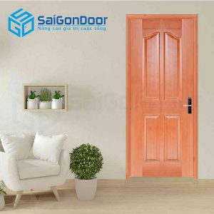 Cửa Gỗ HDF Veneer 4A Xoan dao 2
