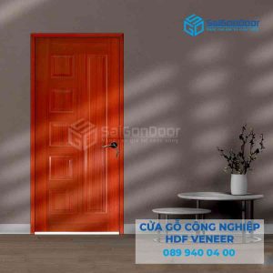 Cửa Gỗ HDF Veneer 6B xoa dao