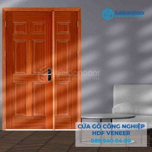 Cửa Gỗ HDF Veneer 9A sapele