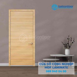 Cửa Gỗ MDF Laminate P1 van ngang