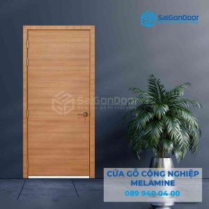 Cửa Gỗ MDF Melamine P1 van ngang