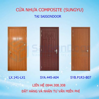 Cập nhập giá cửa nhựa composite Sungyu tại SaigonDoor đầu năm 2021