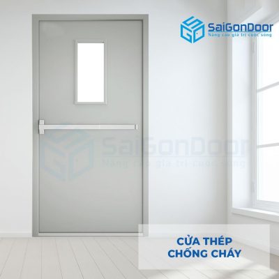 Tổng hợp những mẫu cửa thép chống cháy hiện đang rất được ưa chuộng và đẹp mắt tại SaiGonDoor