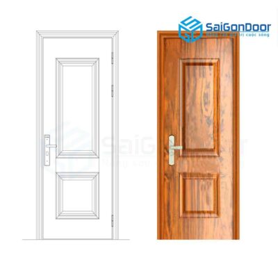 Gioăng cao su giúp đóng mở êm ái, lớp cánh dày chống ồn tốt